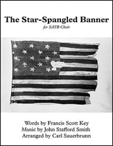 The Star-Spangled Banner SATB choral sheet music cover